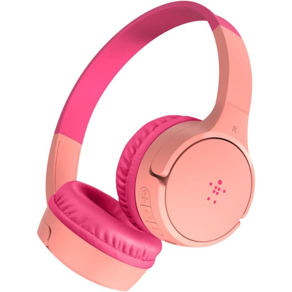 Belkin AUD002BTPK Soundform Mini Wireless On Ear Kids Headphones Pink - фото 1 - id-p115965025