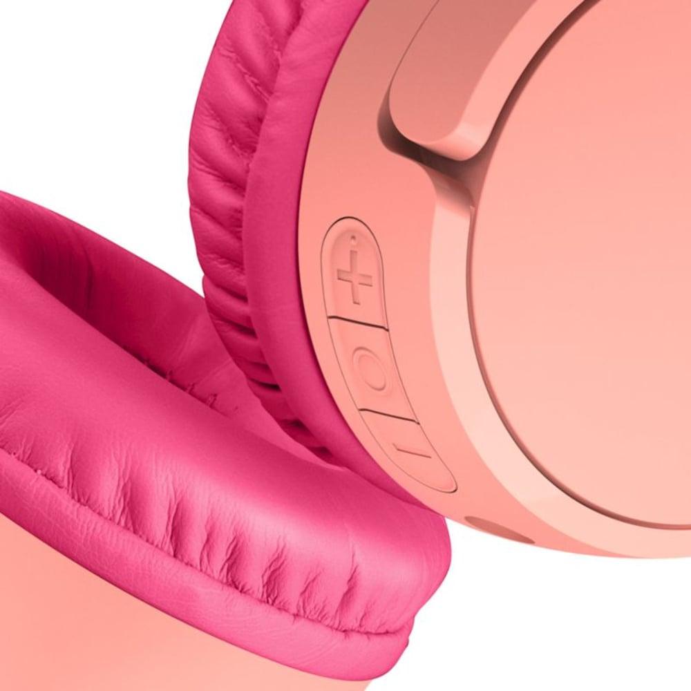 Belkin AUD002BTPK Soundform Mini Wireless On Ear Kids Headphones Pink - фото 4 - id-p115965025