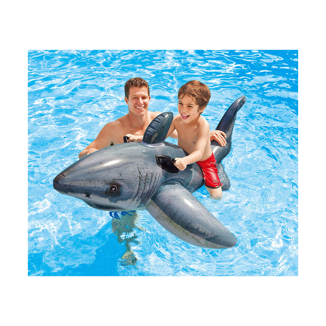 Надувная игрушка Intex 57525NP в форме акулы для плавания 2-002202 - фото 2 - id-p115966975
