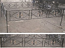Металлические ограды на кладбище, фото 3