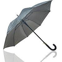 Зонт трость 105 см черный-серый