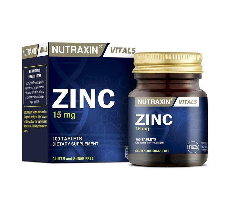 Nutraxin Zinc - Цинк 100 таблеток - фото 1 - id-p115969220