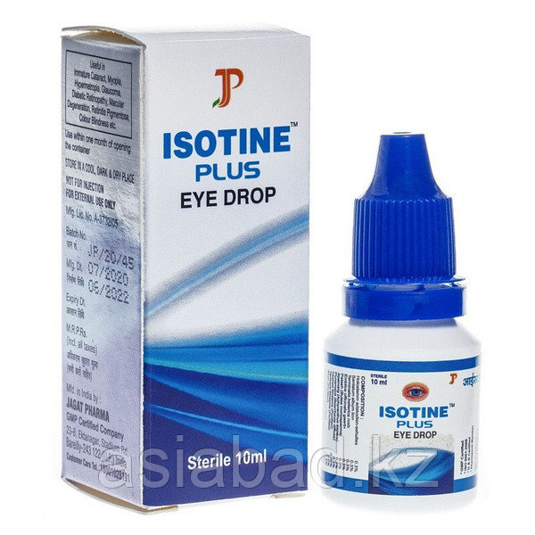Айсотин ( Isotine eye drops Jagat Pharma ) Глазные капли 10 мл, фото 1