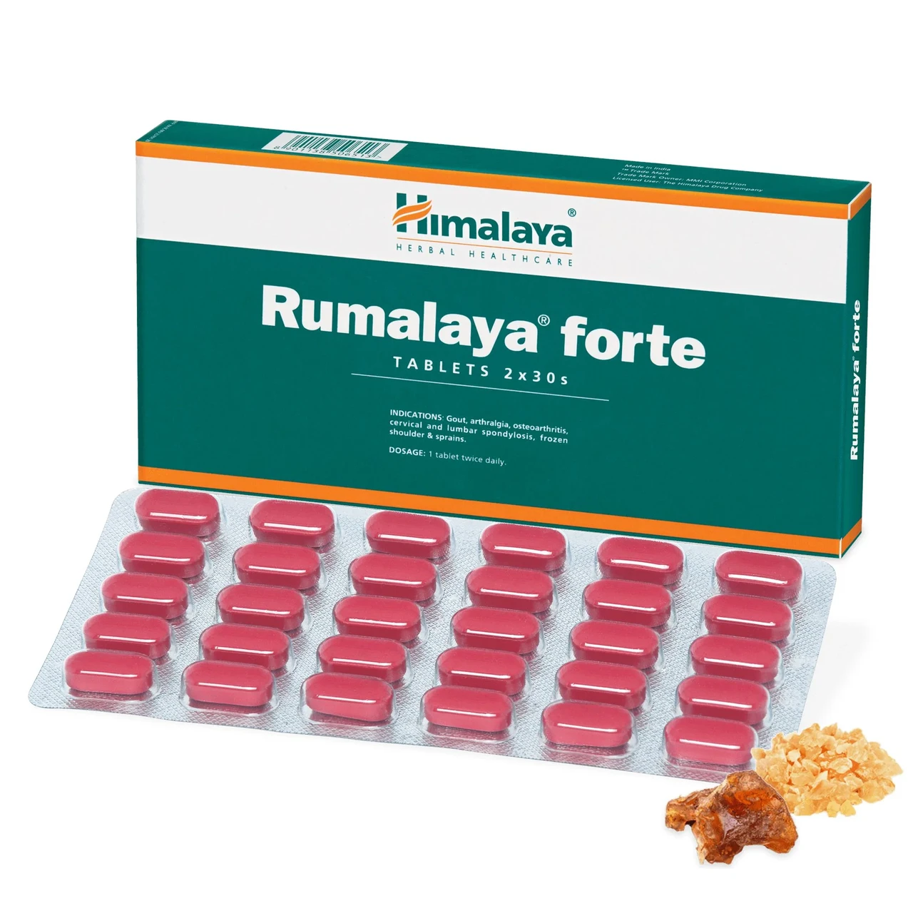 Румалая форте Хималая ( Rumalaya Forte Himalaya ) укрепление опорно-двигательной системы, 60 таб - фото 1 - id-p115969996