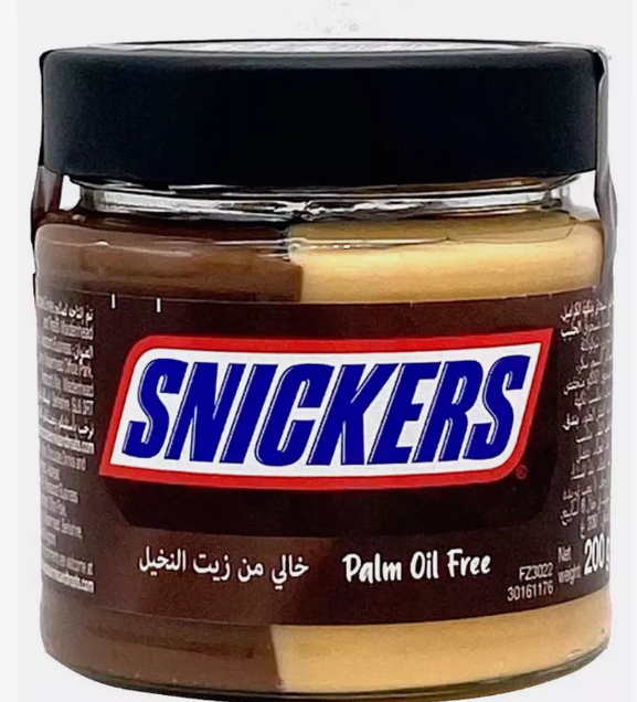 Шоколадная паста SNICKERS  200гр /Великобритания/