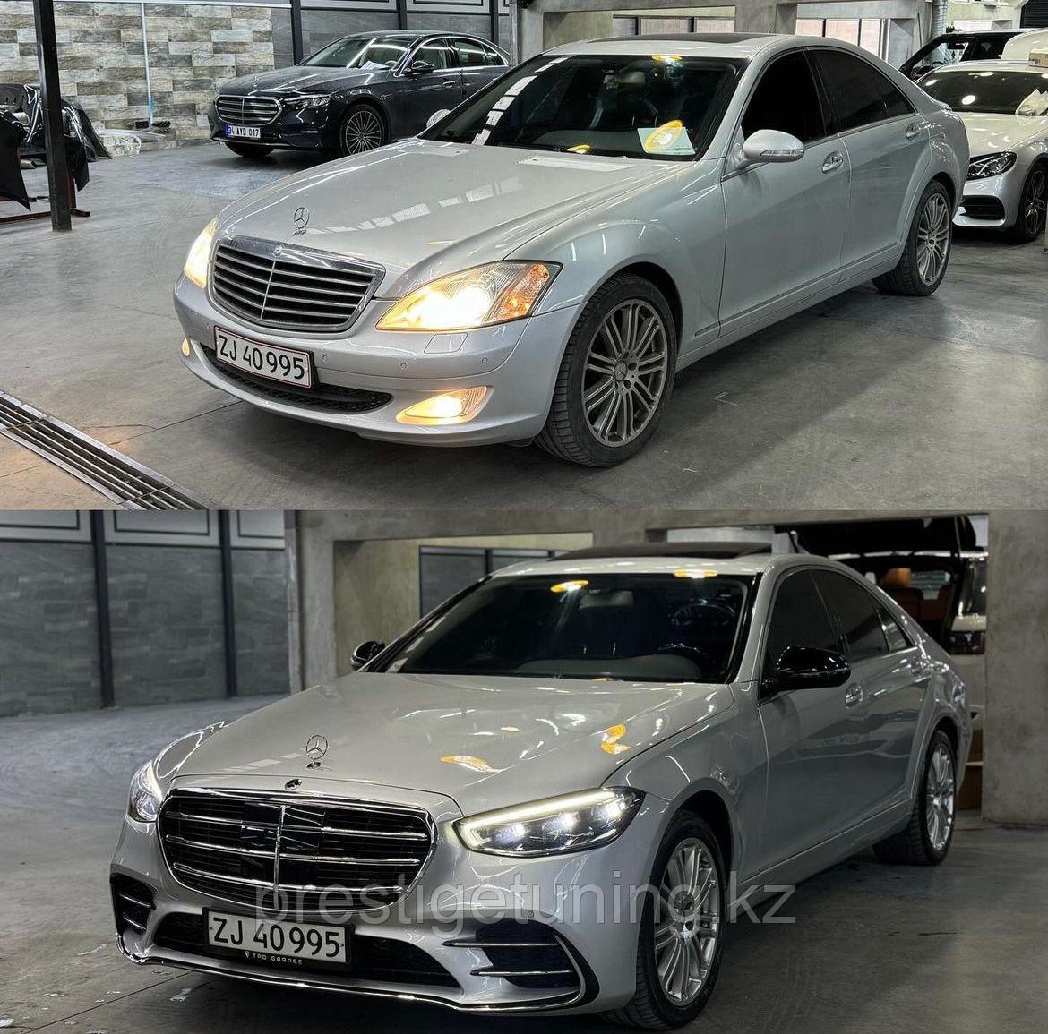 Комплект рестайлинга на S-Class W221 2005-13 в W223 дизайн AMG - фото 3 - id-p115980810