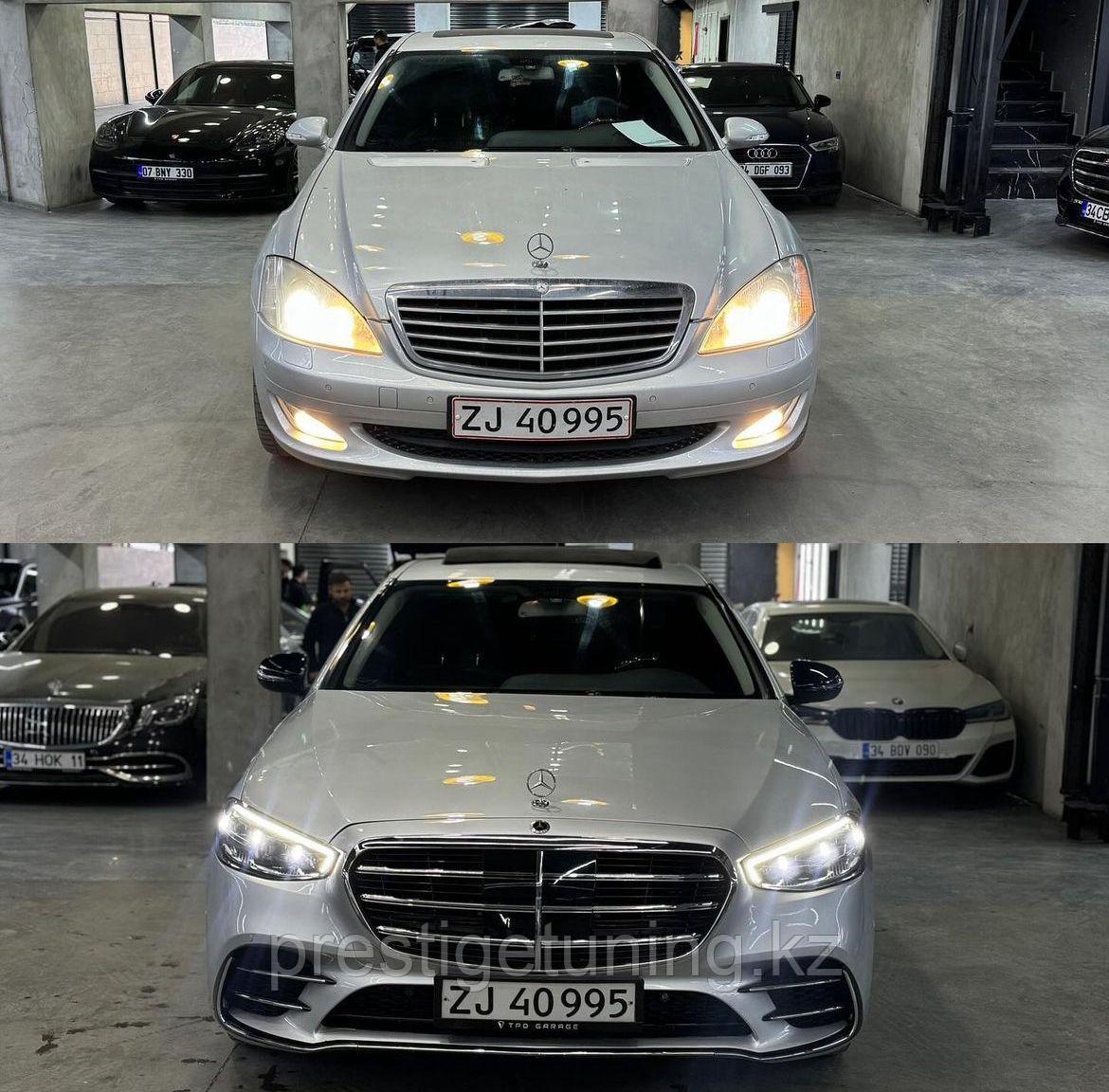 Комплект рестайлинга на S-Class W221 2005-13 в W223 дизайн AMG - фото 5 - id-p115980810