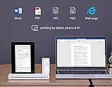 Беспроводной цифровой мини термопринтер A4 для фотографий и документов с Bluetooth, фото 5