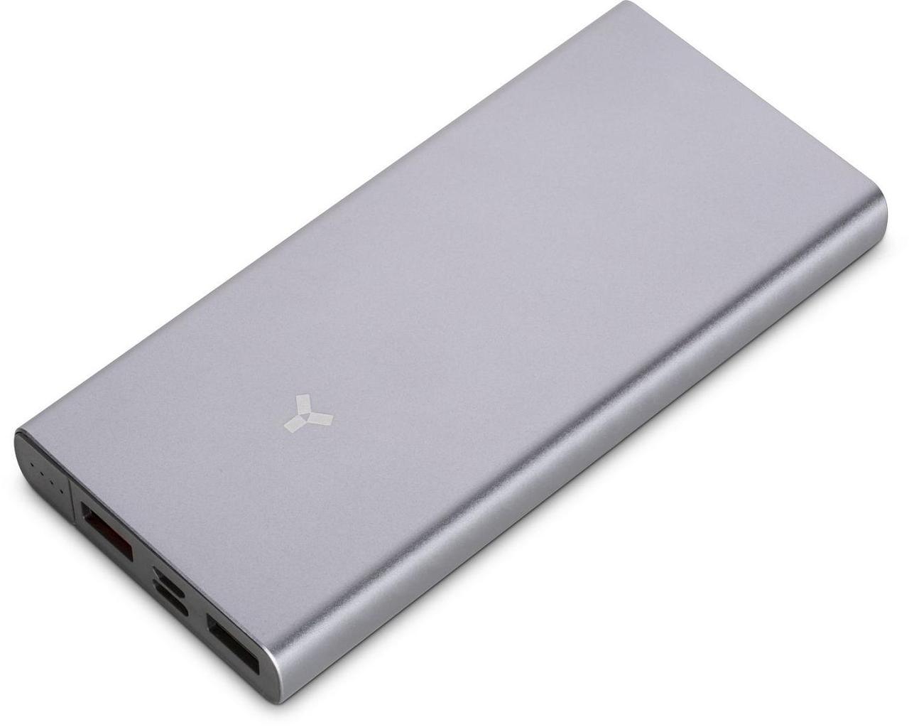 Accesstyle Charcoal II 10MPQP Внешний аккумулятор Powerbank 10000мА-ч, 3 подкл. устройства, серый
