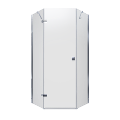 ДШ "Сигма-Хром", 90х90, пятиуг., (2 места)    без поддона КС93М1, КС93М2***!!