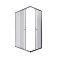 ДШ "Вента-Хром" 120х80, прямоуг. (1 место)       без поддона КС-87