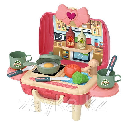 PITUSO Игровой набор Кухня в чемоданчике, 25 элем-в 35,5*26*32
