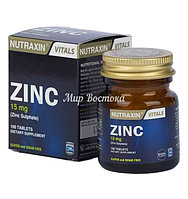 Минерал цинк в таблетках Zinc Nutraxin (100 таблеток, Турция)