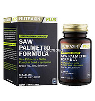 Средство для мужского здоровья и от простатита и облысения Saw Palmetto Formula Nutraxin (60 таблеток, Турция)