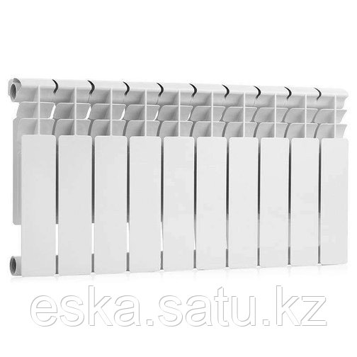 Радиатор биметаллический, 350x96, Plumberg, Белый - фото 1 - id-p115983697