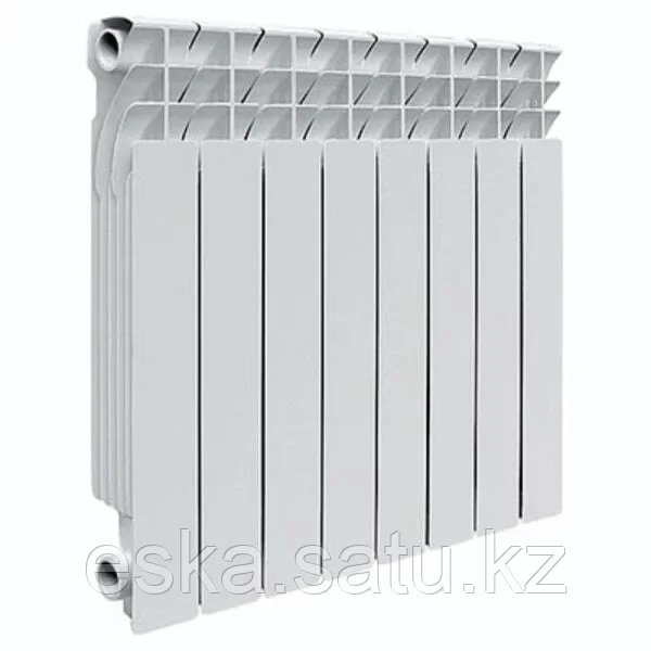 Радиатор биметаллический, 350x96, Lontek , Белый - фото 1 - id-p115983703