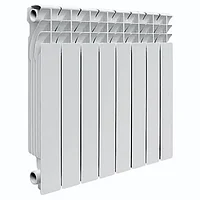 Радиатор биметаллический, 500x100, Venlaro, Белый