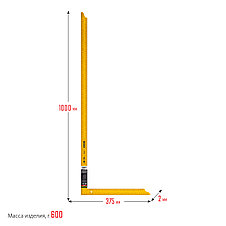 STAYER 1000 х 370 мм, цельнометаллический угольник, Professional (3438-100), фото 2