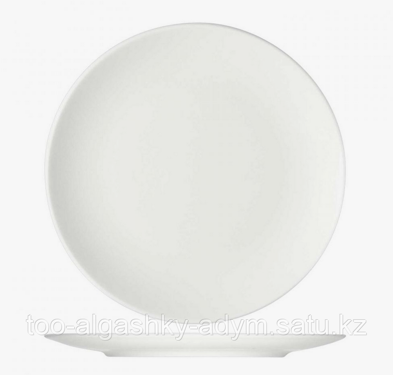 Тарелка для плова и бешбармака 35 см белый фарфор - фото 2 - id-p115986131