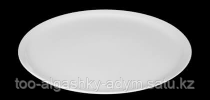 Тарелка для пиццы 35 см белый фарфор - фото 2 - id-p115986153