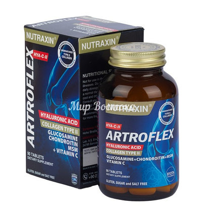 Средство для лечения суставов Artroflex HYA-C-II Nutraxin (90 таблеток, Турция), фото 1
