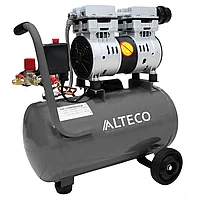 Компрессор безмасляный поршневой ALTECO 24L / 60л/мин / 8бар