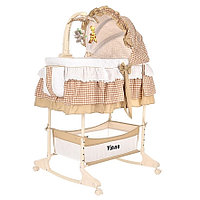 PITUSO Колыбель 3 в 1 Viana на колёсах Cage Beige/бежевый