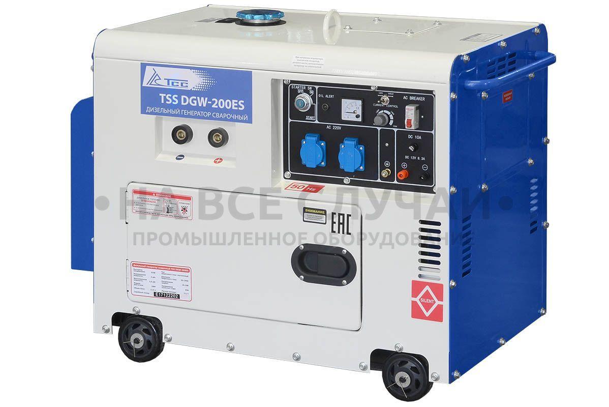 Дизельный сварочный генератор в кожухе TSS DGW-200ES - фото 1 - id-p67233965