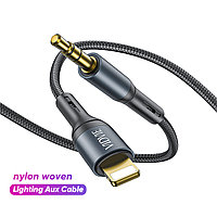 Кабель AUX Vidvie AL1112 Jack 3.5mm (M) - Lightning 1.8m