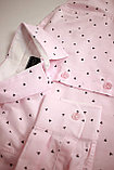 Рубашка с длинным рукавом для девочки розовый, фото 2