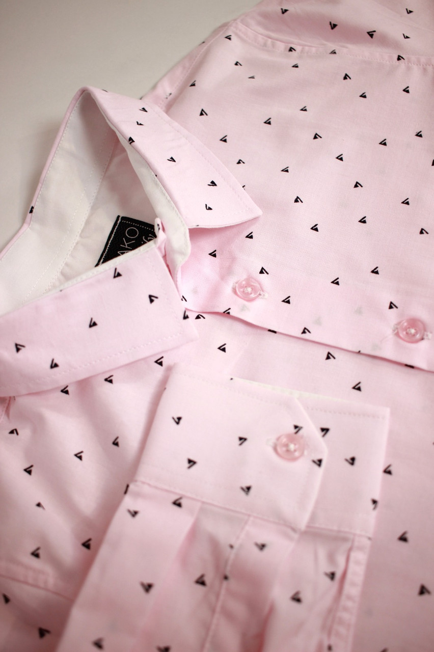 Рубашка с длинным рукавом для девочки розовый - фото 2 - id-p115990798