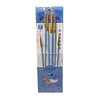 Кисти набор Art Brush 6 шт голубые Baroque BLK6002