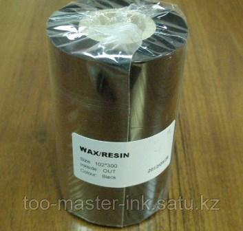 ВОСК/СМОЛА (wax\resin Standart) 102mm*300m*25,4mm * InkOutside*transpareant leader*not notched - фото 1 - id-p115991347