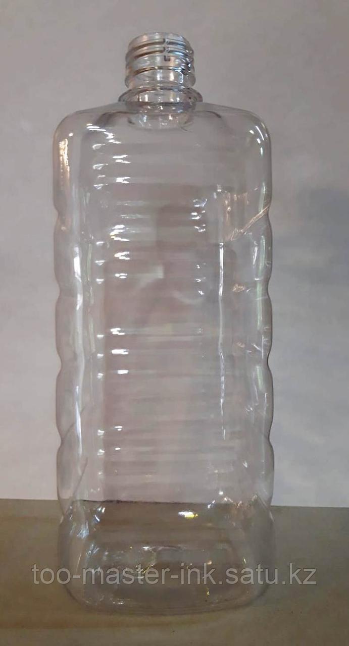 Бутылка PET 1л прямоугольная+крышка (упаковка 100шт) (ДШВ 80*45*45см,ВШ 203х88х76мм)