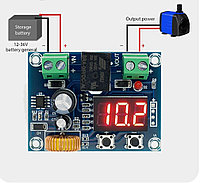 Плата защиты аккумуляторов от переразряда 12-36В цифровой дисплей