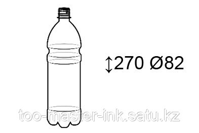 Бутылка 1Л темная круглая+крышка36гр(100шт,3.3кг,ДШВ 80*77*28sm)(ВД 270х82мм) - фото 3 - id-p115992362