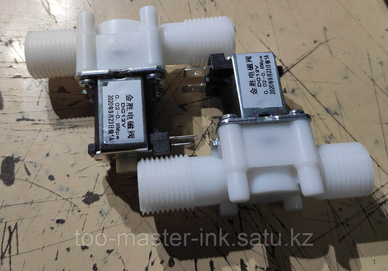 Клапан электромагнитный 24в нормально открытый 1/2" ABS пластик - фото 2 - id-p115992399