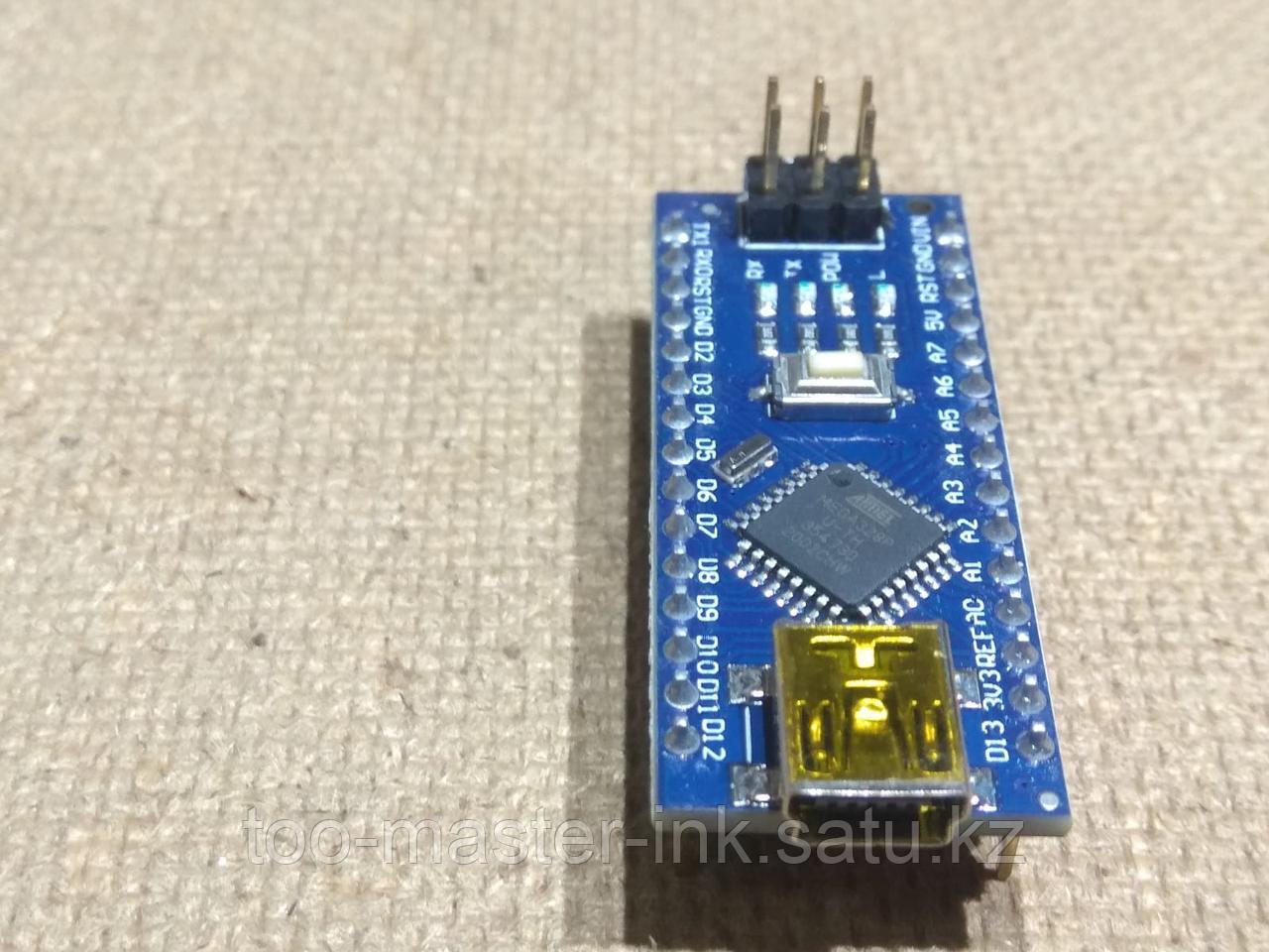 Контроллер Arduino Nano V3.0 ATmega328P mini-USB - фото 4 - id-p115992456