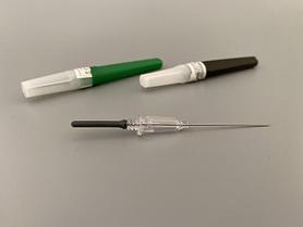 Игла двухсторонняя с прозрачной камерой 22G 11/2 черный (0,7 x 38 мм), 100шт