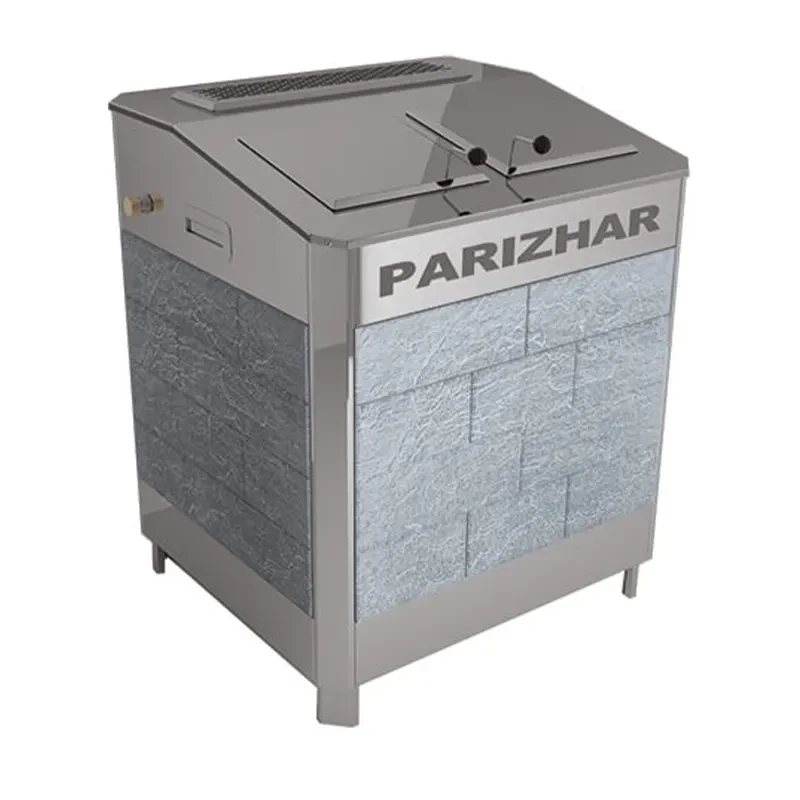 Электрическая печь для бани VVD «ПАРиЖАР», облицовка из природного камня, 24 кВт, 380 В - фото 1 - id-p115910441