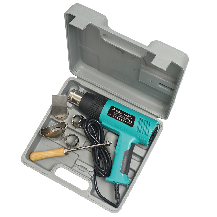 Pro'skit SS-611B 1500W саптамалары бар техникалық фен, фото 1