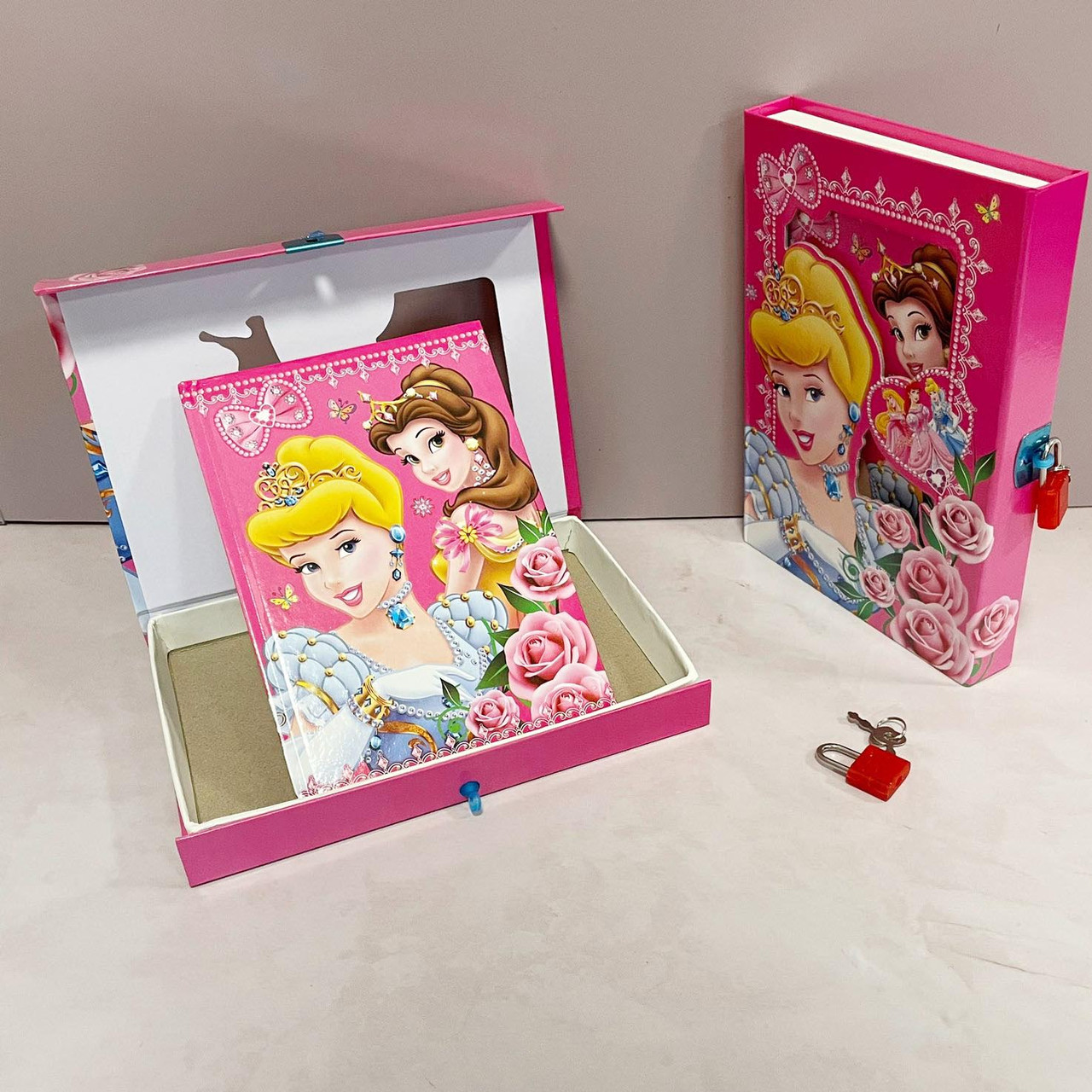 Блокнот с замком для девочек A5 розовый - фото 1 - id-p115969985