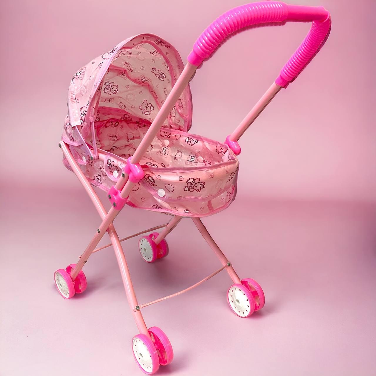 339 Коляска Мишка лежачее положение Doll Stroller 52*25см - фото 2 - id-p115994255