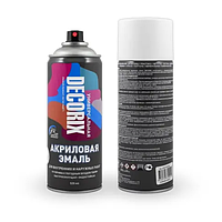 Decorix аэрозольная эмаль 520 мл белый глянец