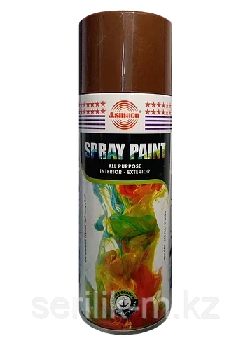АЭРОЗОЛЬНАЯ КРАСКА ASMACO 350 № КОРИЧНЕВЫЙ