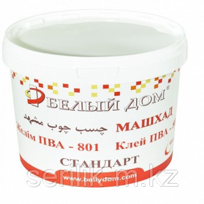 КЛЕЙ ПВА СТАНДАРТ -801 БЕЛЫЙ ДОМ 10 КГ
