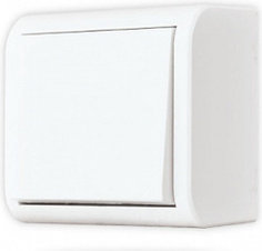 ВЫКЛЮЧАТЕЛЬ 1-КЛАВИШНЫЙ БЕЛЫЙ АНУРА