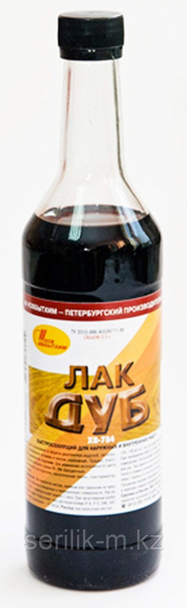 ЛАК ХВ-784 ДУБ ФЛАКОН 0,5Л