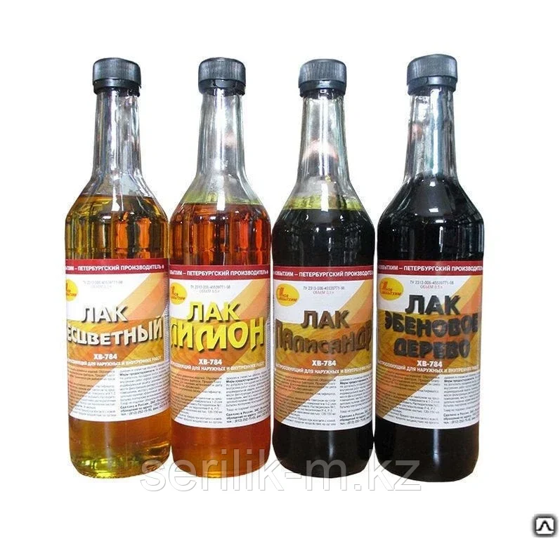 ЛАК ХВ-784 ЯНТАРНЫЙ ФЛАКОН 0,5Л