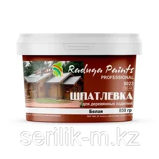 ШПАТЛЕВКА ДЛЯ ДЕРЕВЯННЫХ ИЗДЕЛИЙ РАДУГА-0023 АКРИЛОВАЯ ЦВЕТ ВЕНГЕ 0,85КГ